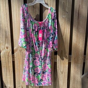 Lilly Pulitzer Floral Skort Romper.